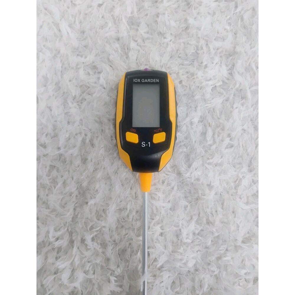 10X GARDEN S-1 4-in-1 Digital Soil Tester pH Meter Moisture Temp Sunlight LCD